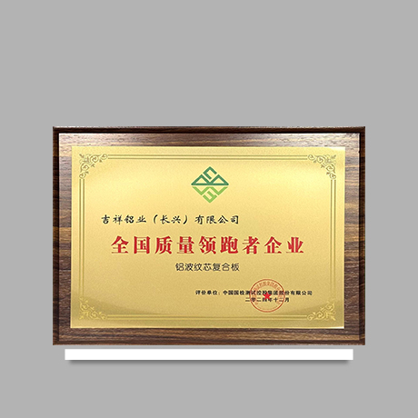 全國質量領跑者企業(yè)